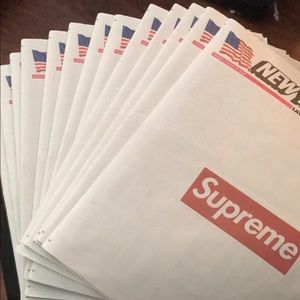 Supreme New York Post  Newspaper $18 each.